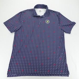 122nd US Open The Country Club Polo Mens XL Navy Houndstooth Golf Performance